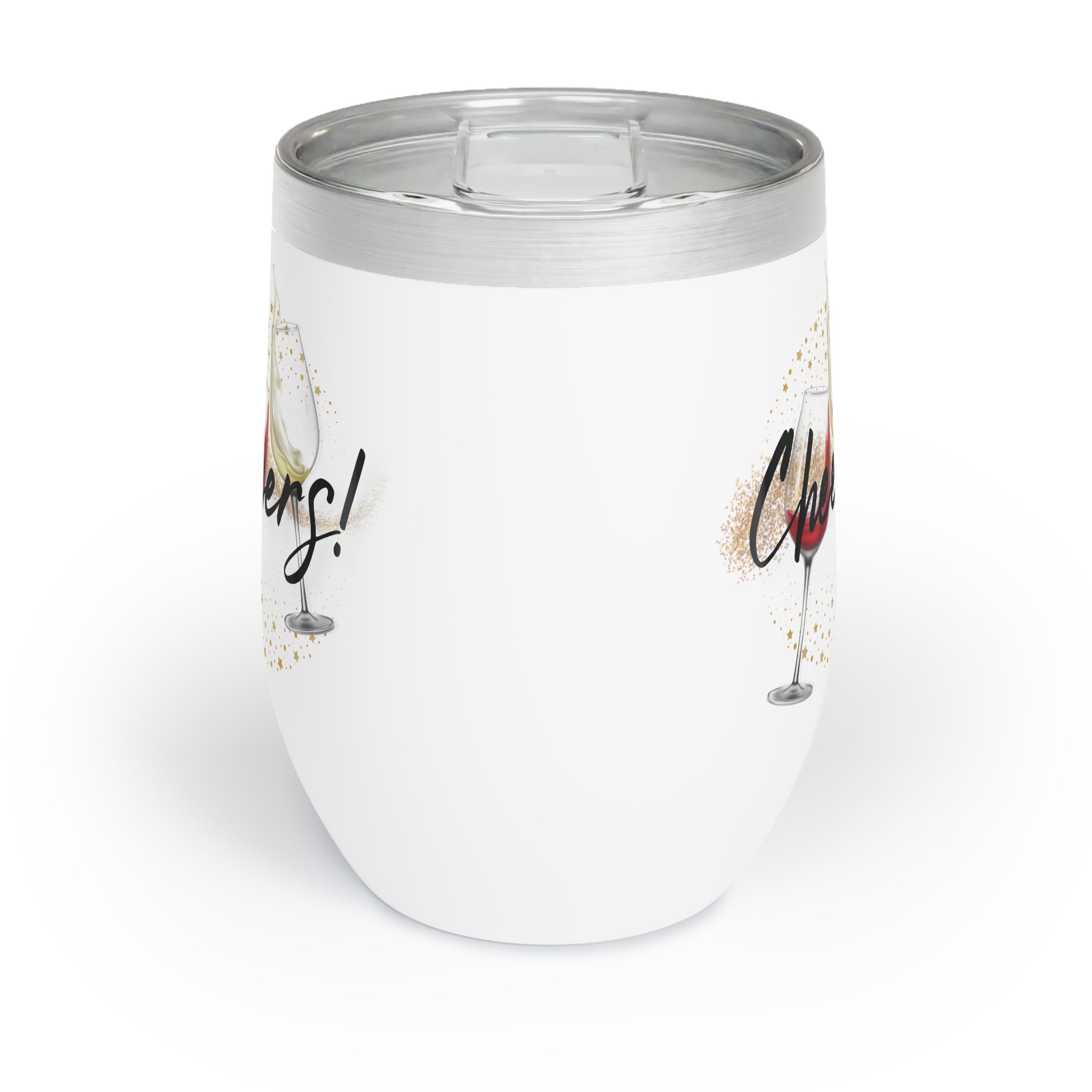 TIME TO WINE DOWN Chill Wine Tumbler Wine Tumbler Printify   