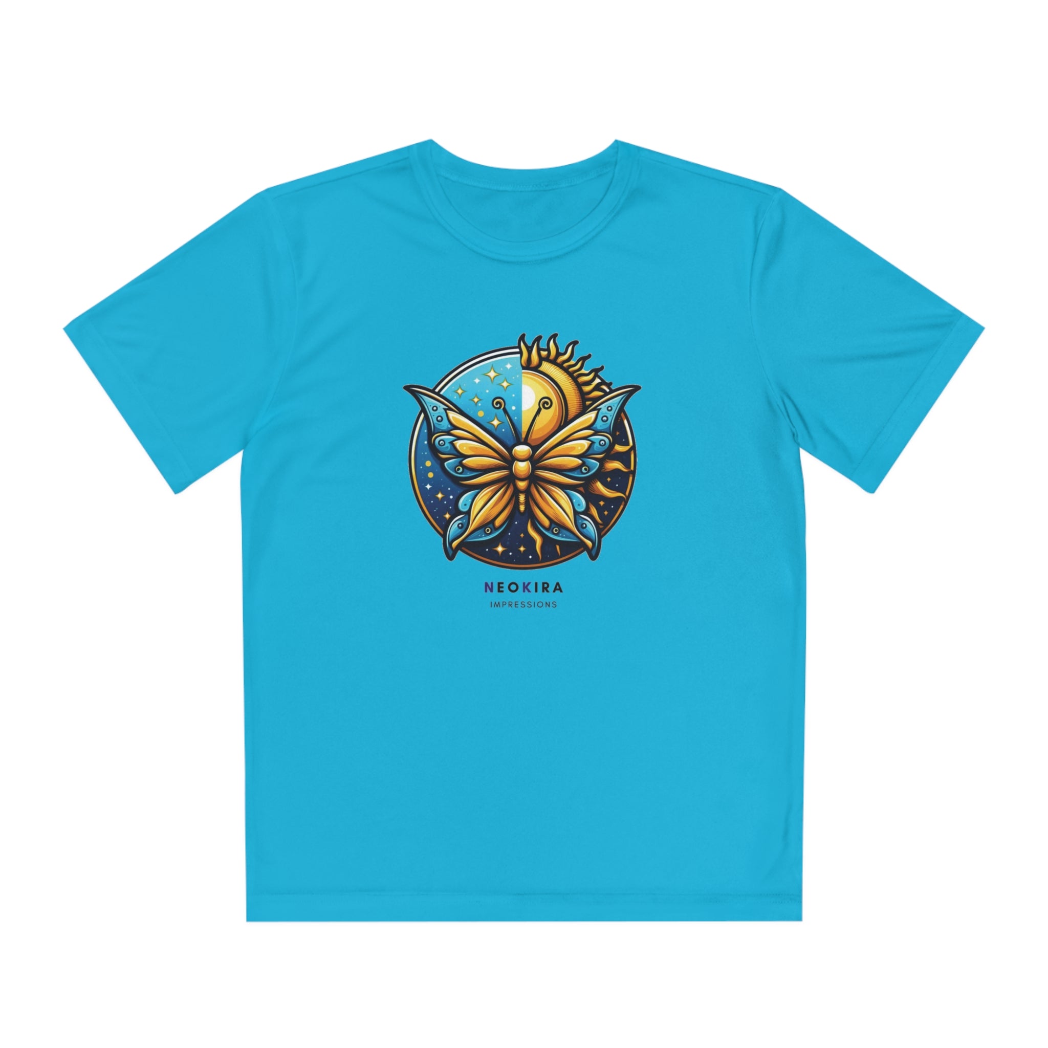 BUTTERFLY Youth Competitor Tee Kids clothes Printify Atomic Blue XS 