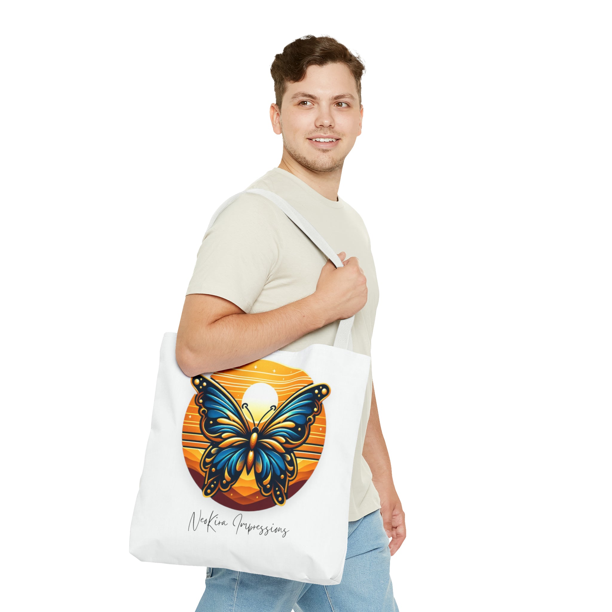 BUTTERFLY Tote Bag Tote Bag Printify   