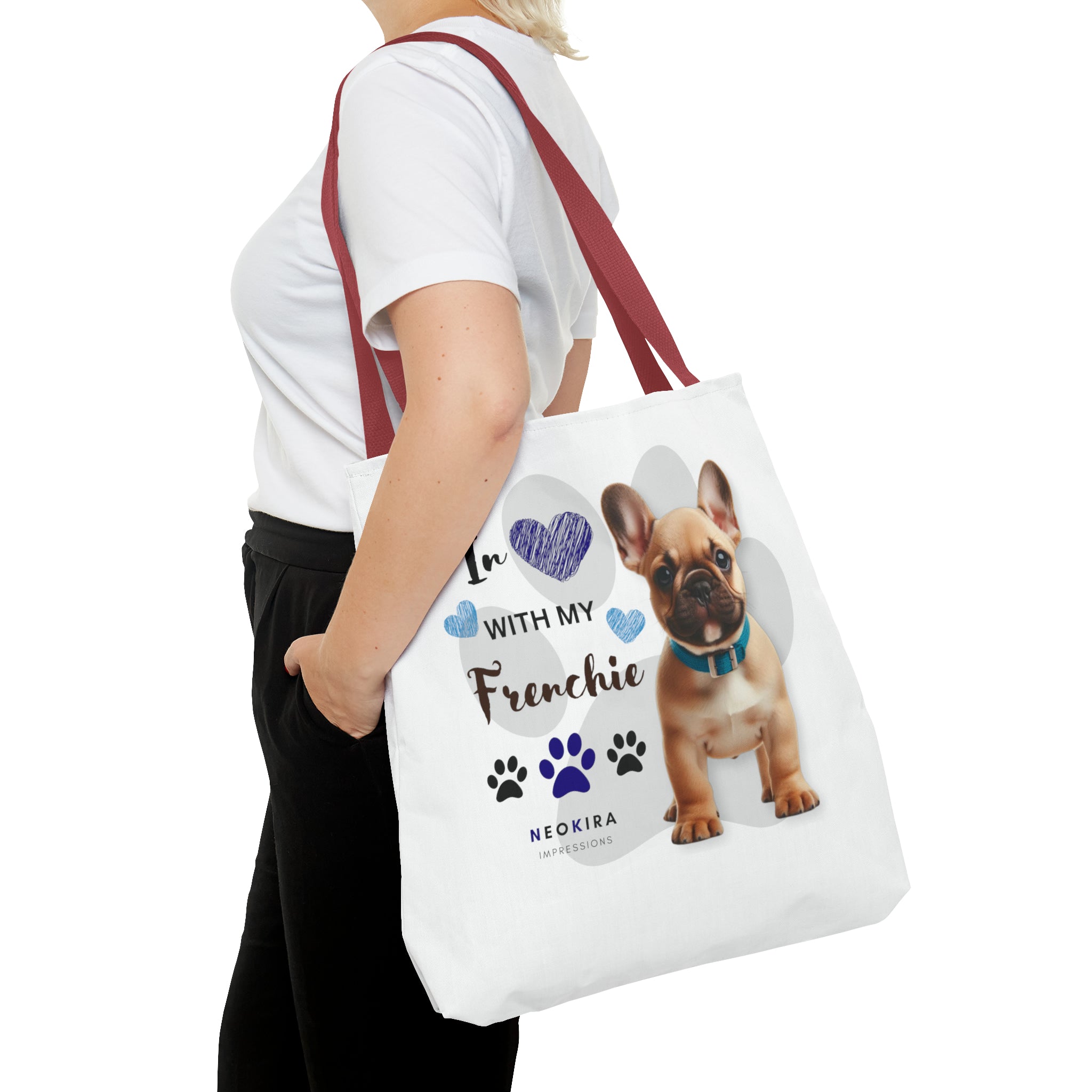 FRENCHIE Tote Bag Tote Bag Printify 18