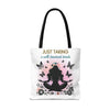 JUST TAKING A WELL DESERVED BREAK Tote Bag Tote Bag Printify   