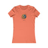 MOON AND STAR (FRONT AND BACK PRINT) Women's Favorite Tee T-Shirt Printify S Coral 