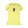 MOON AND STAR (FRONT AND BACK PRINT) Women's Favorite Tee T-Shirt Printify S Yellow 