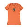 MOON AND STAR (FRONT AND BACK PRINT) Women's Favorite Tee T-Shirt Printify S Orange 