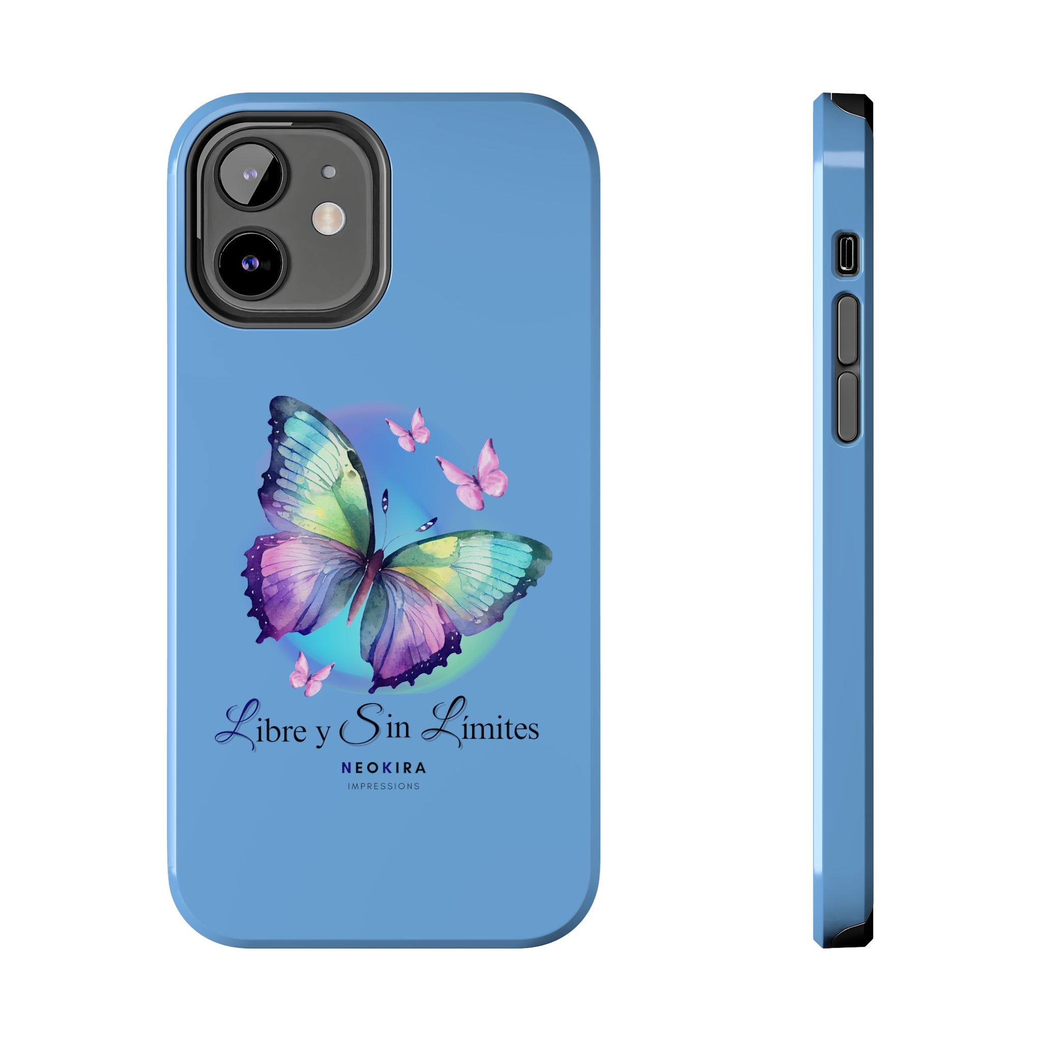 LIBRE Y SIN LIMITES (BLUE) Tough Phone Cases Phone Case Printify   