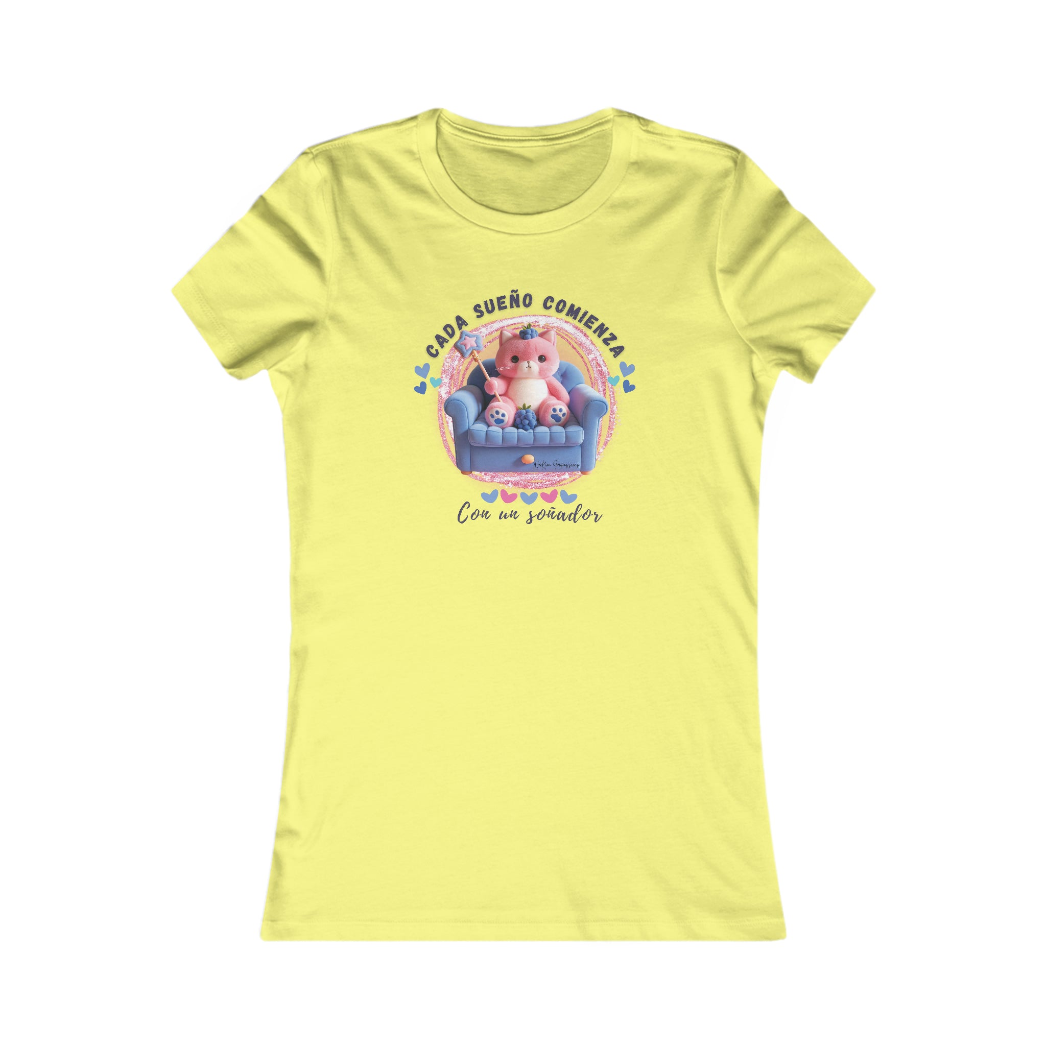 TODO SUENO Women's Favorite Tee T-Shirt Printify S Yellow 