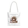 CUANDO ME LEVANTO Tote Bag Tote Bag Printify 16" × 16'' White 