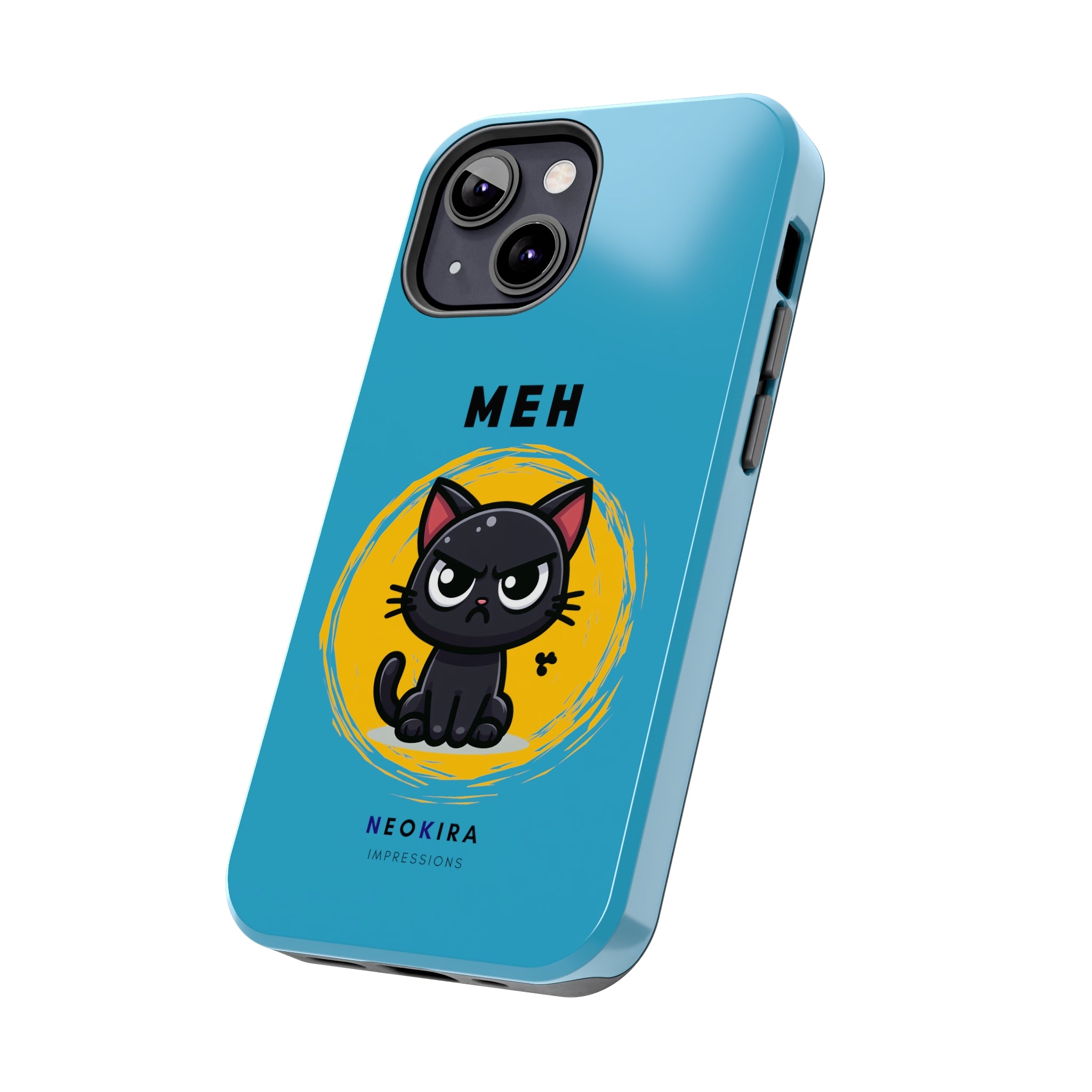 MEH (BLUE) Tough Phone Cases Phone Case Printify   