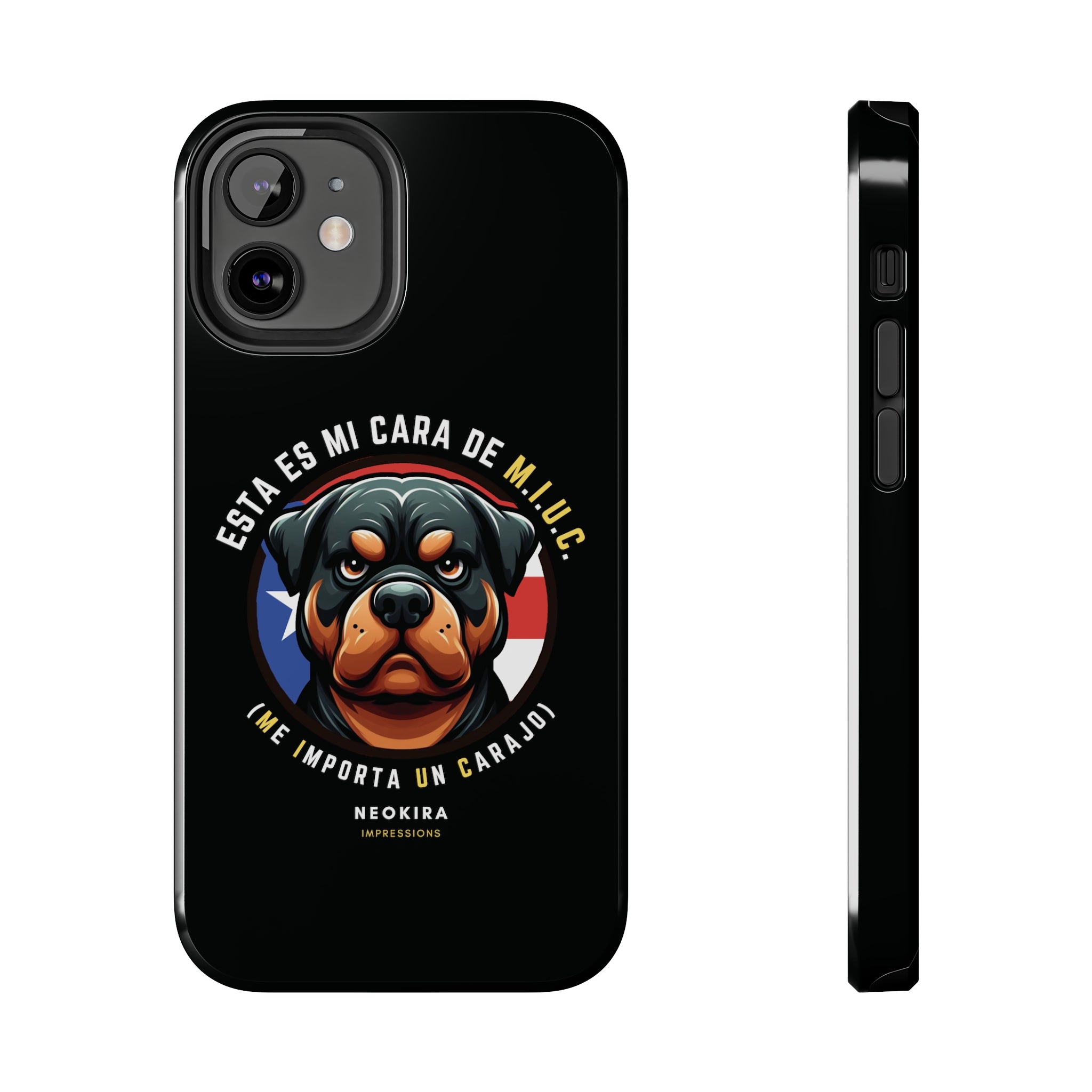 M.I.U.C. (BLACK) Tough Phone Cases Phone Case Printify   