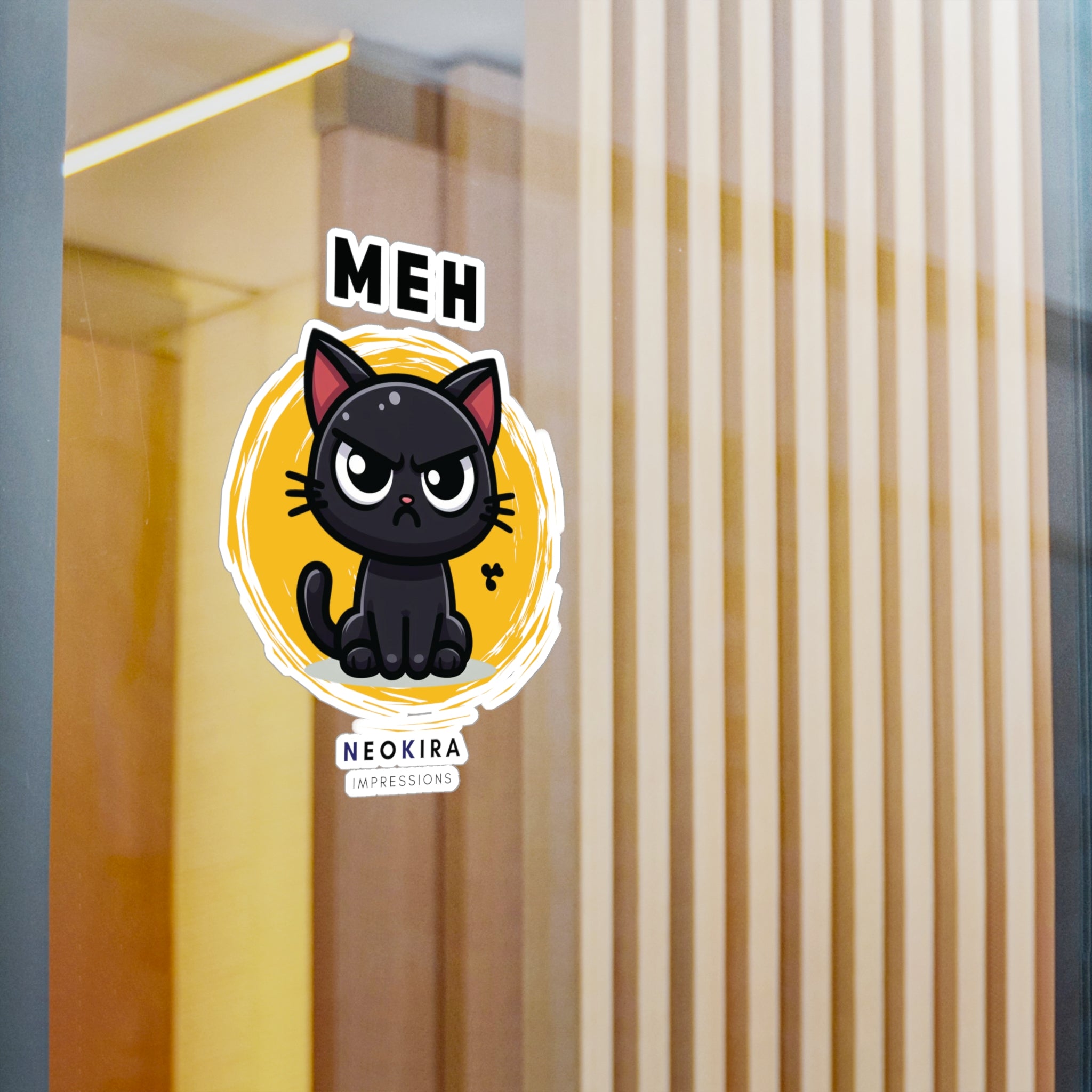 MEH Kiss-Cut Vinyl Decals Paper products Printify   