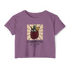 SANGRIA Women's Festival Crop Top Crop Tee Printify Shiraz XS 