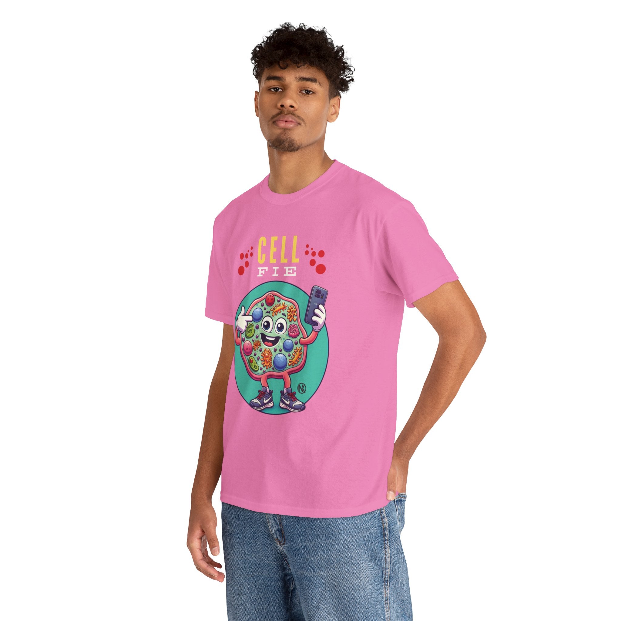 CELLFIE Unisex Heavy Cotton Tee T-Shirt Printify   