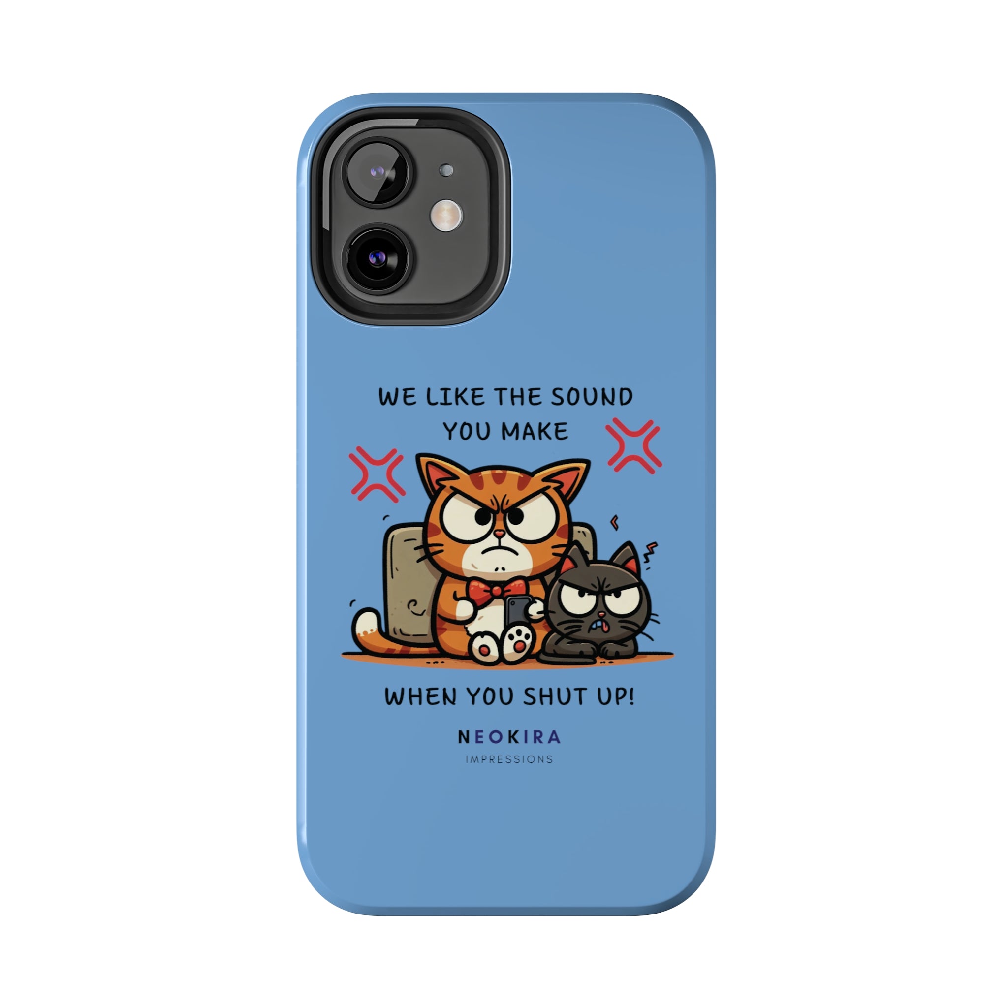 THE SOUND YOU MAKE (BLUE) Tough Phone Cases Phone Case Printify   