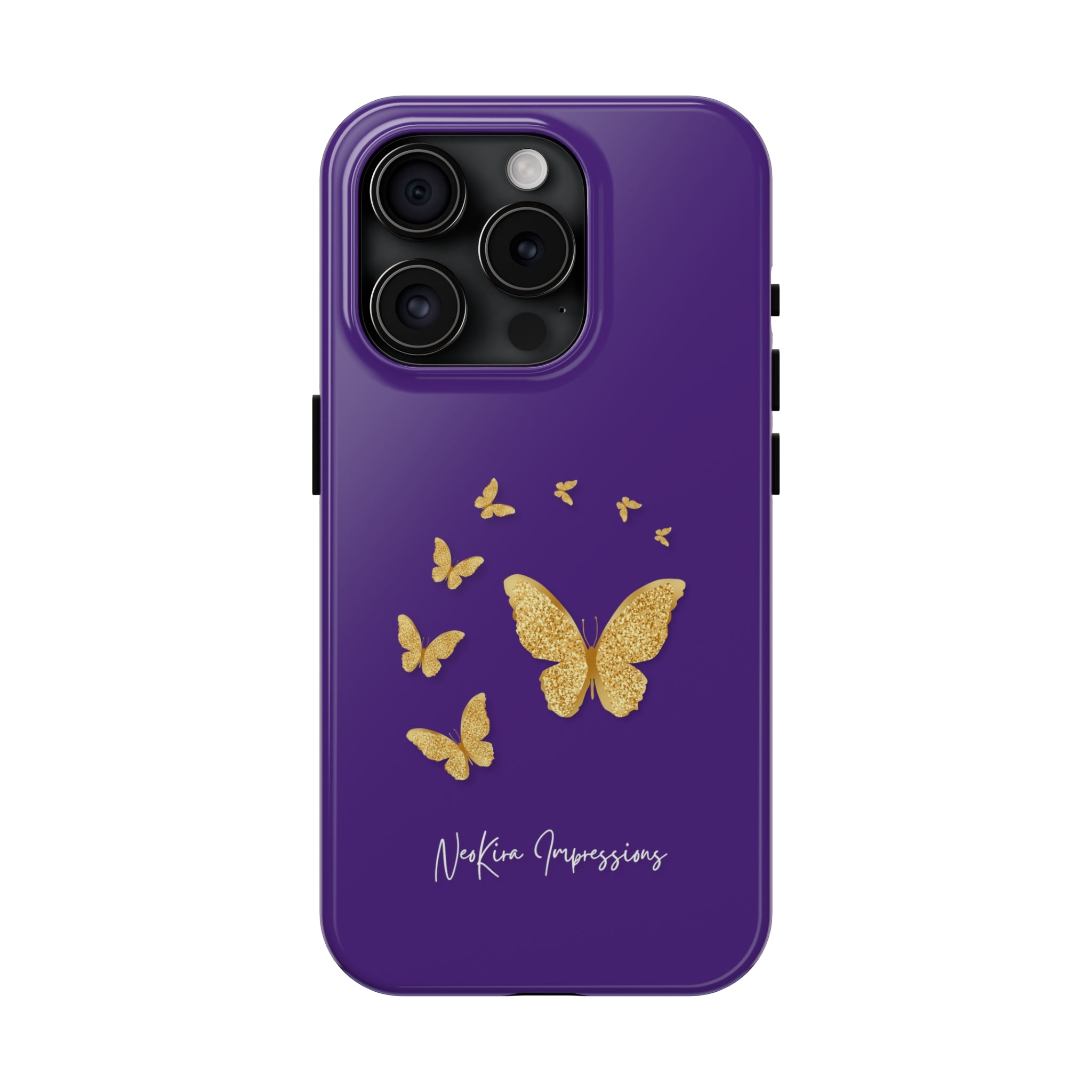 GOLDEN BUTTERFLIES Tough Phone Cases Phone Case Printify   