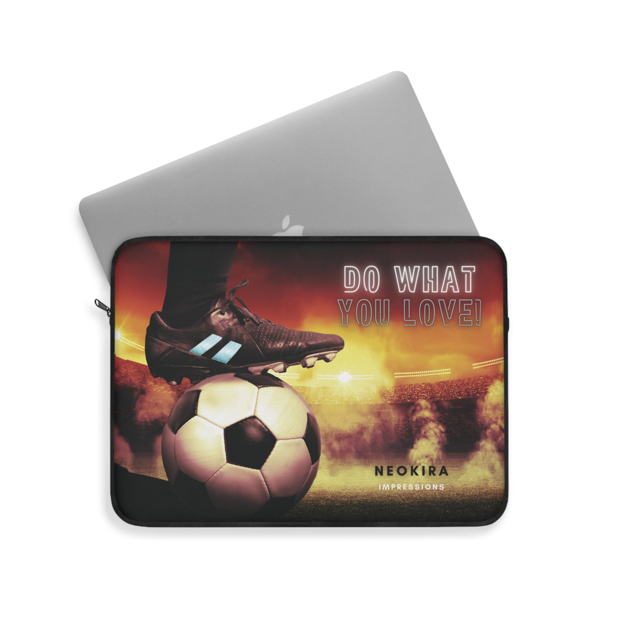 SOCCER Laptop Sleeve Laptop Sleeve Printify   