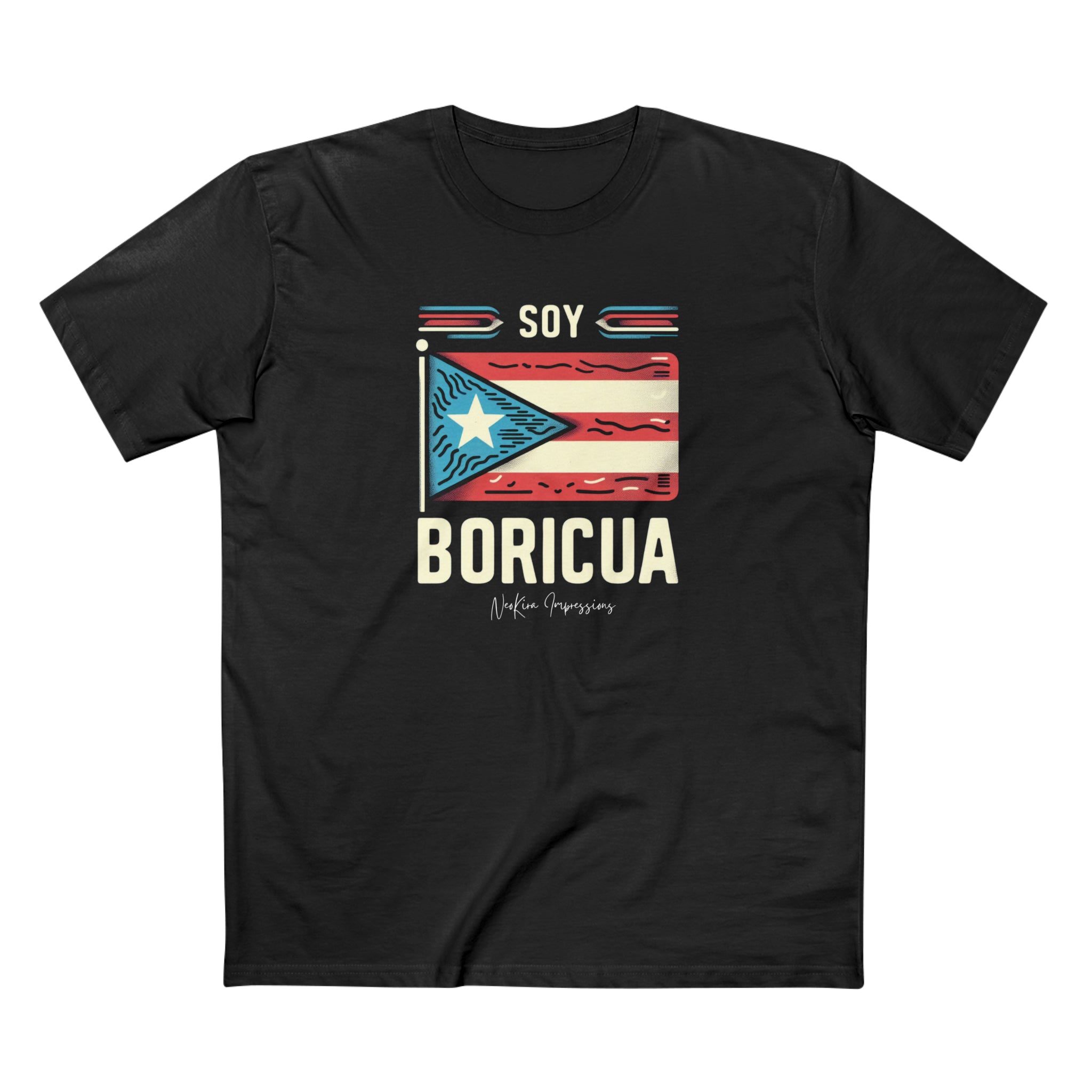 SOY BORICUA Men's Staple Tee T-Shirt Printify   