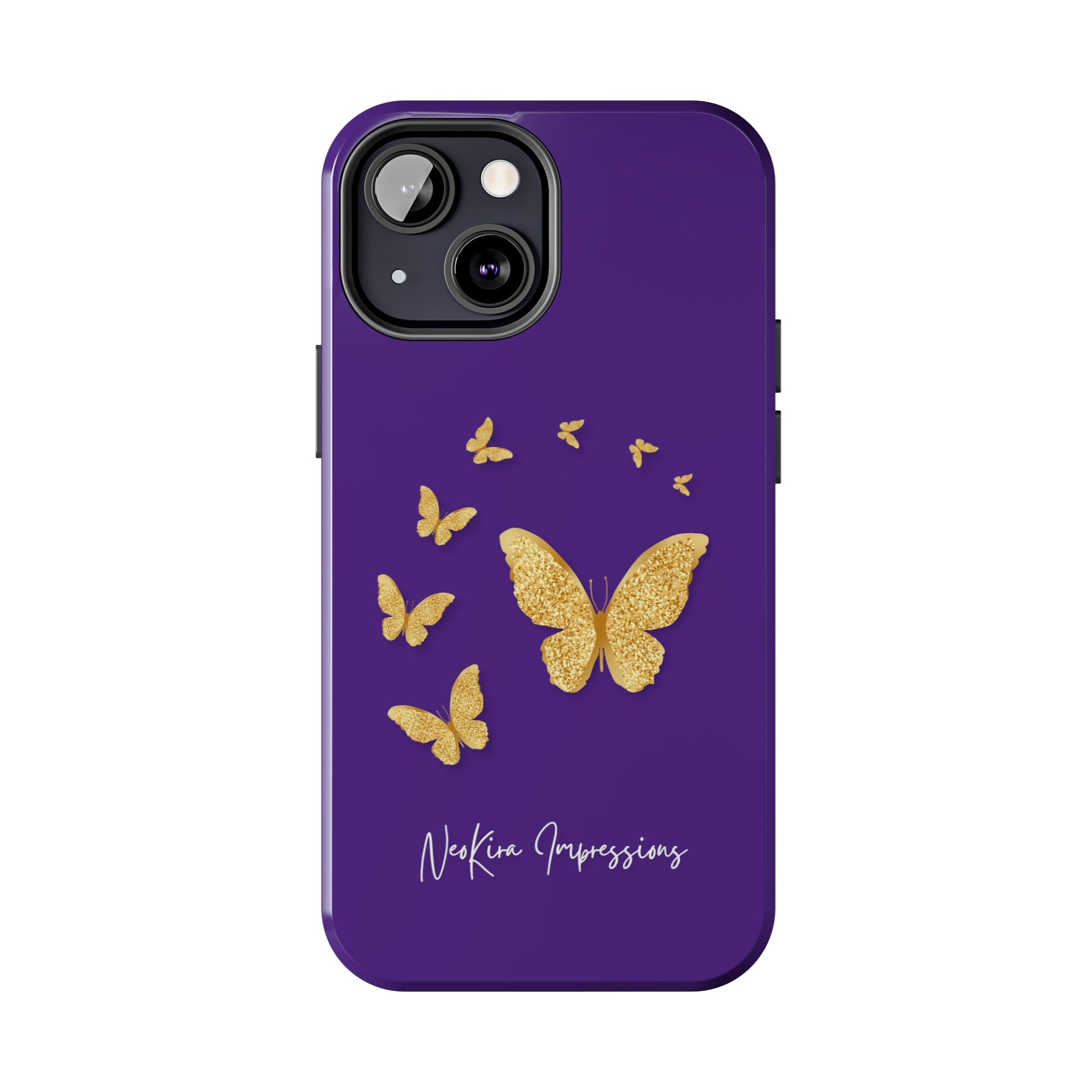 GOLDEN BUTTERFLIES Tough Phone Cases Phone Case Printify   