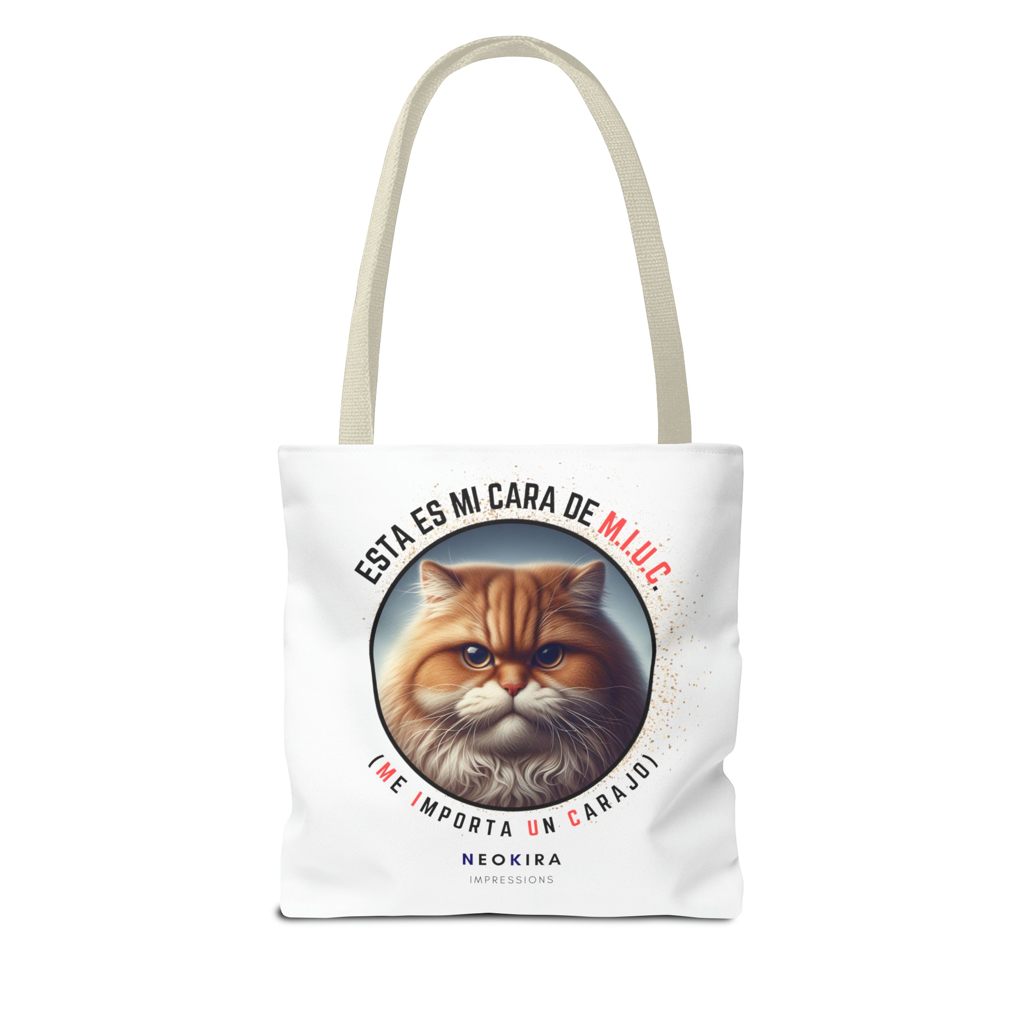 MIUC CAT Tote Bag Tote Bag Printify   