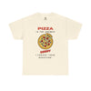 PIZZA IS THE ANSWER Unisex Heavy Cotton Tee T-Shirt Printify   