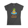 HELLO SUMMER Women's Softstyle Tee T-Shirt Printify Dark Heather S 