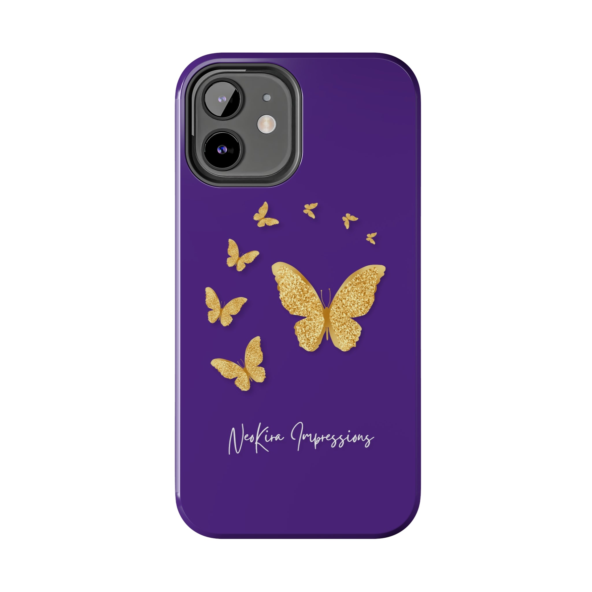 GOLDEN BUTTERFLIES Tough Phone Cases Phone Case Printify   