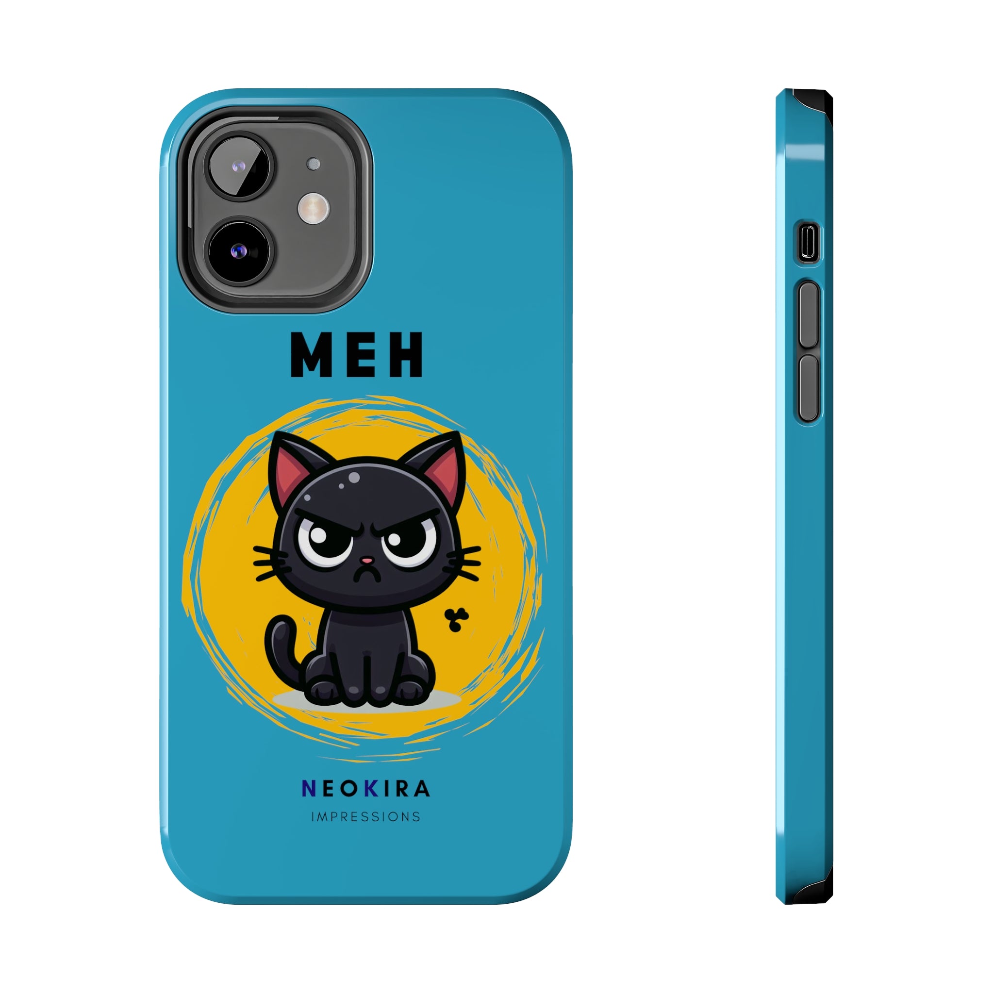 MEH (BLUE) Tough Phone Cases Phone Case Printify   