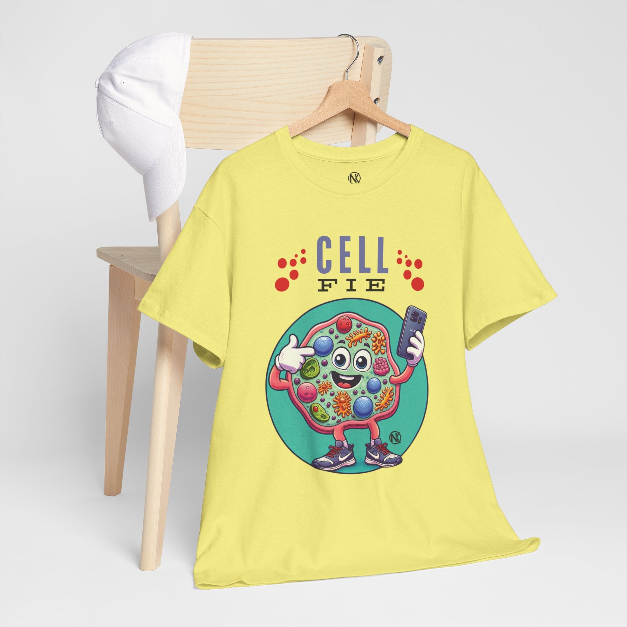 CELLFIE Unisex Heavy Cotton Tee T-Shirt Printify   