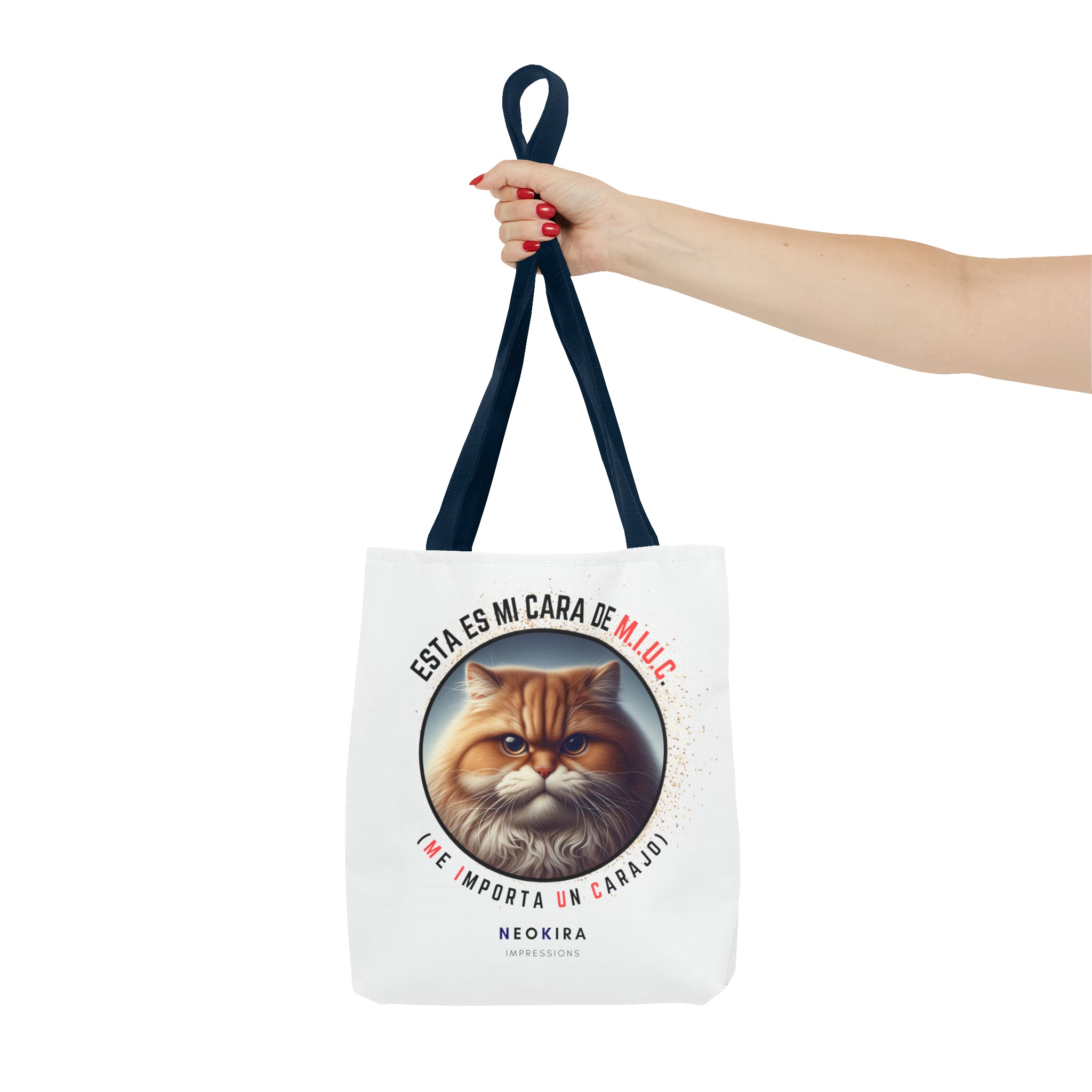 MIUC CAT Tote Bag Tote Bag Printify   