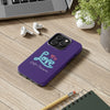 NEON LOVE PURPLE Tough Phone Cases Phone Case Printify iPhone 14 Pro  