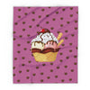 SUNDAE Arctic Fleece Blanket Blanket Printify 50" × 60"  