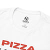 PIZZA IS THE ANSWER Unisex Heavy Cotton Tee T-Shirt Printify   