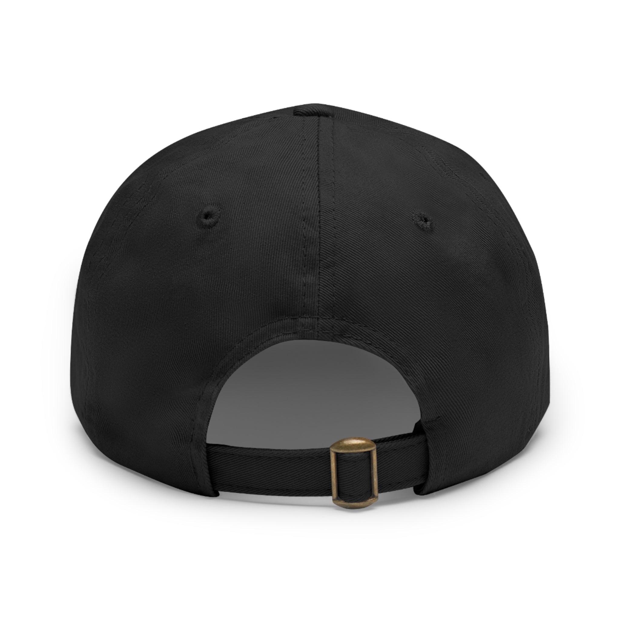 SOY DE AQUI Dad Hat with Leather Patch (Round) Caps Printify   