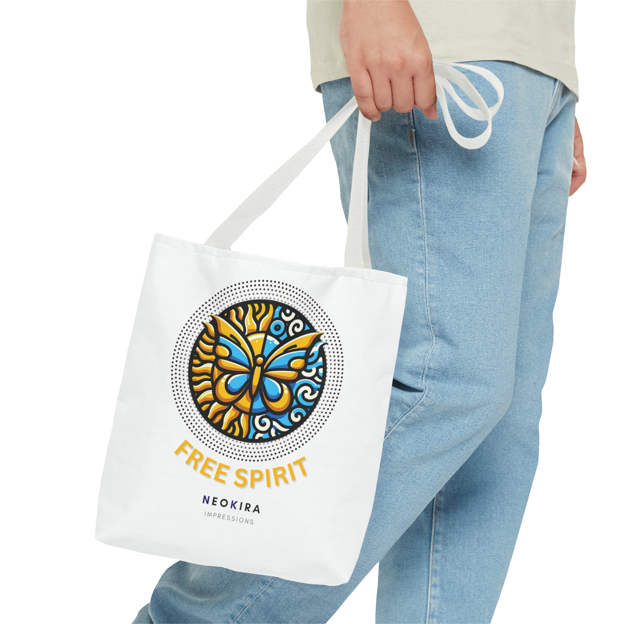 FREE SPIRIT Tote Bag Tote Bag Printify   