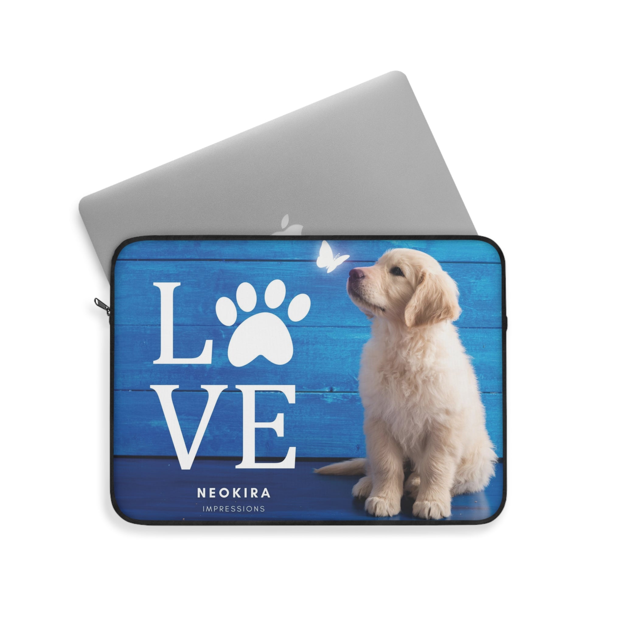 DOG LOVE Laptop Sleeve Laptop Sleeve Printify   