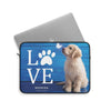 DOG LOVE Laptop Sleeve Laptop Sleeve Printify   