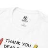 THANK YOU PIZZA Unisex Heavy Cotton Tee T-Shirt Printify   