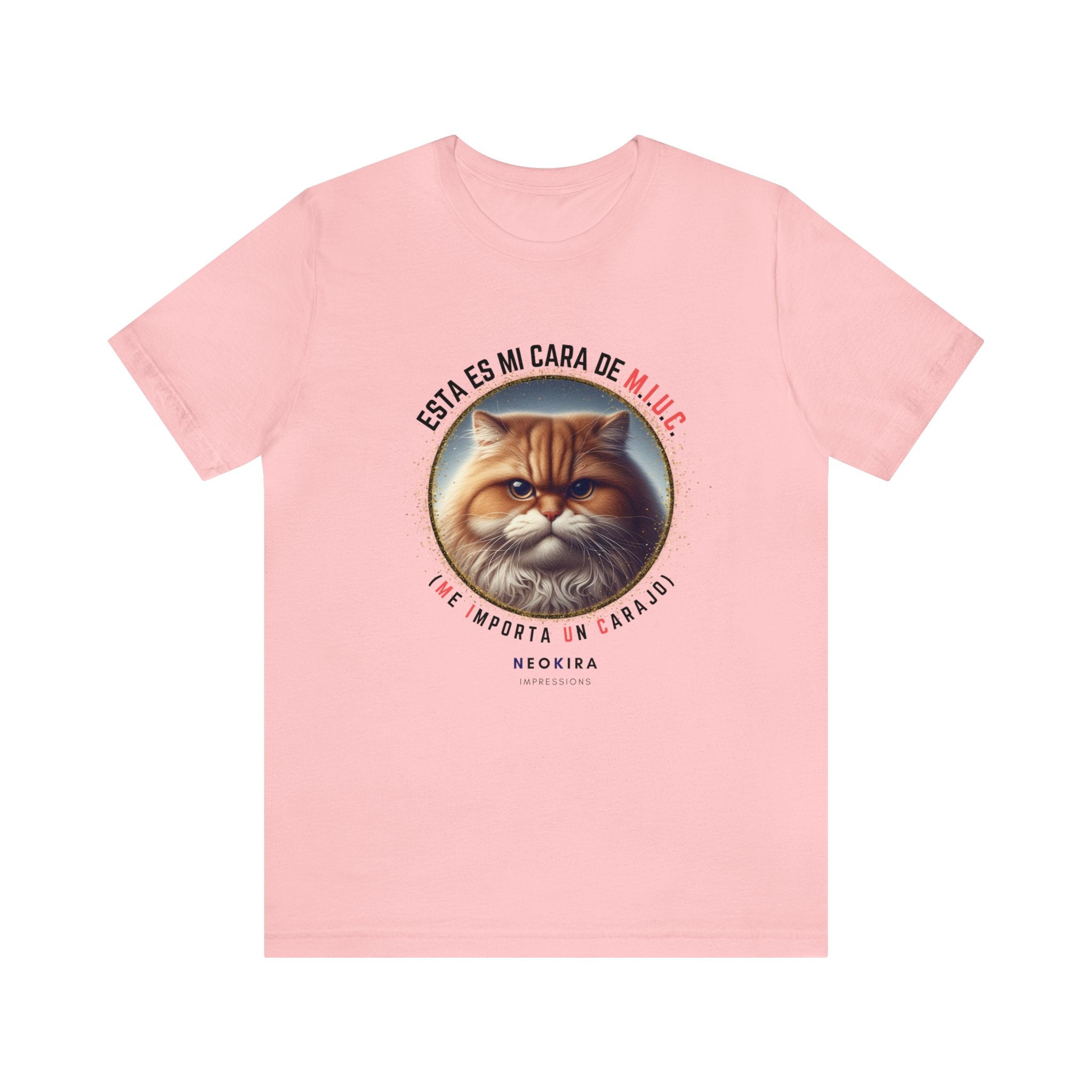 MIUC CAT Unisex Jersey Short Sleeve Tee T-Shirt Printify Pink XS 