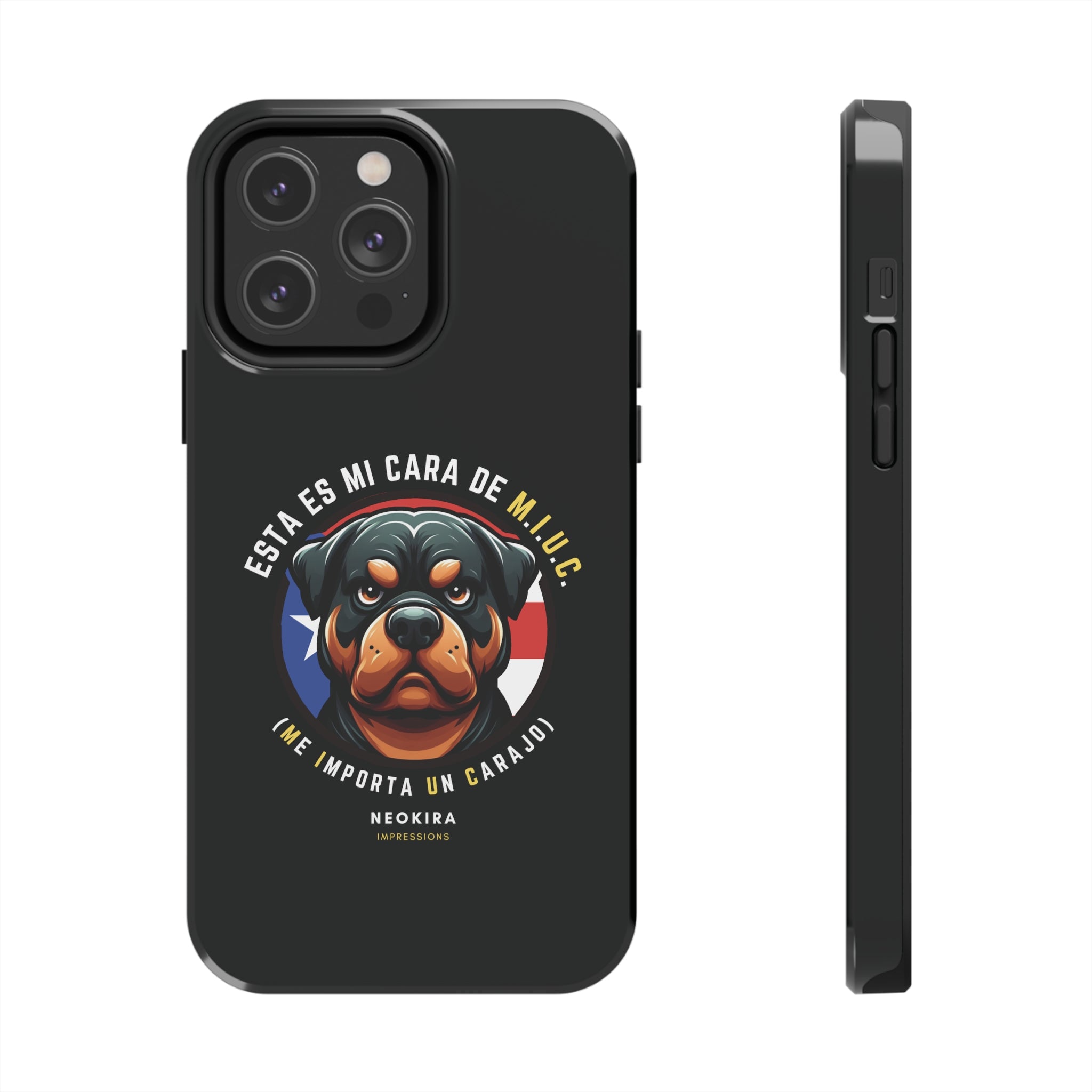 M.I.U.C. (BLACK) Tough Phone Cases Phone Case Printify   