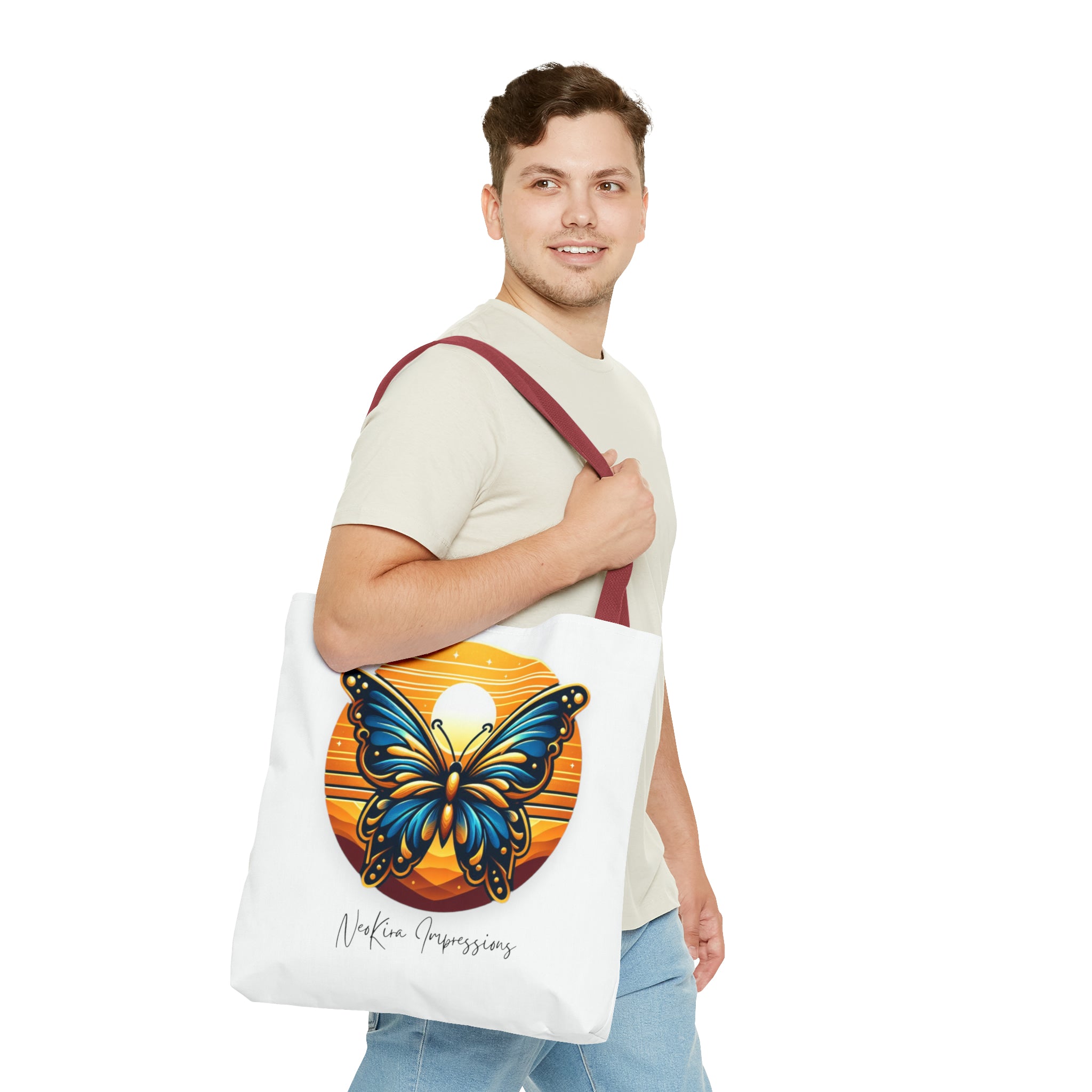 BUTTERFLY Tote Bag Tote Bag Printify   