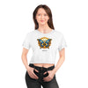 BUTTERFLY Crop Tee (AOP) Crop Tee Printify   