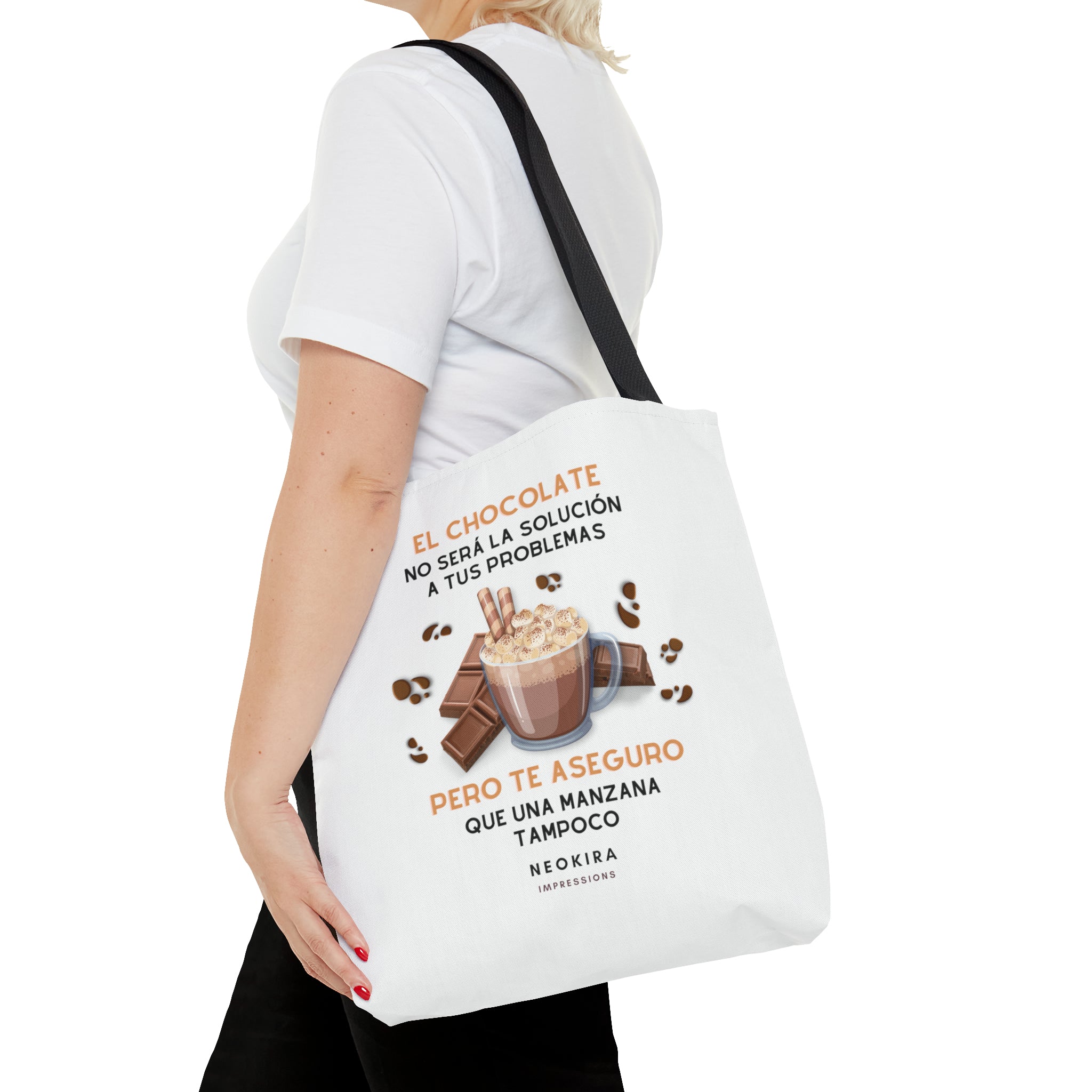 EL CHOCOLATE Tote Bag Tote Bag Printify   