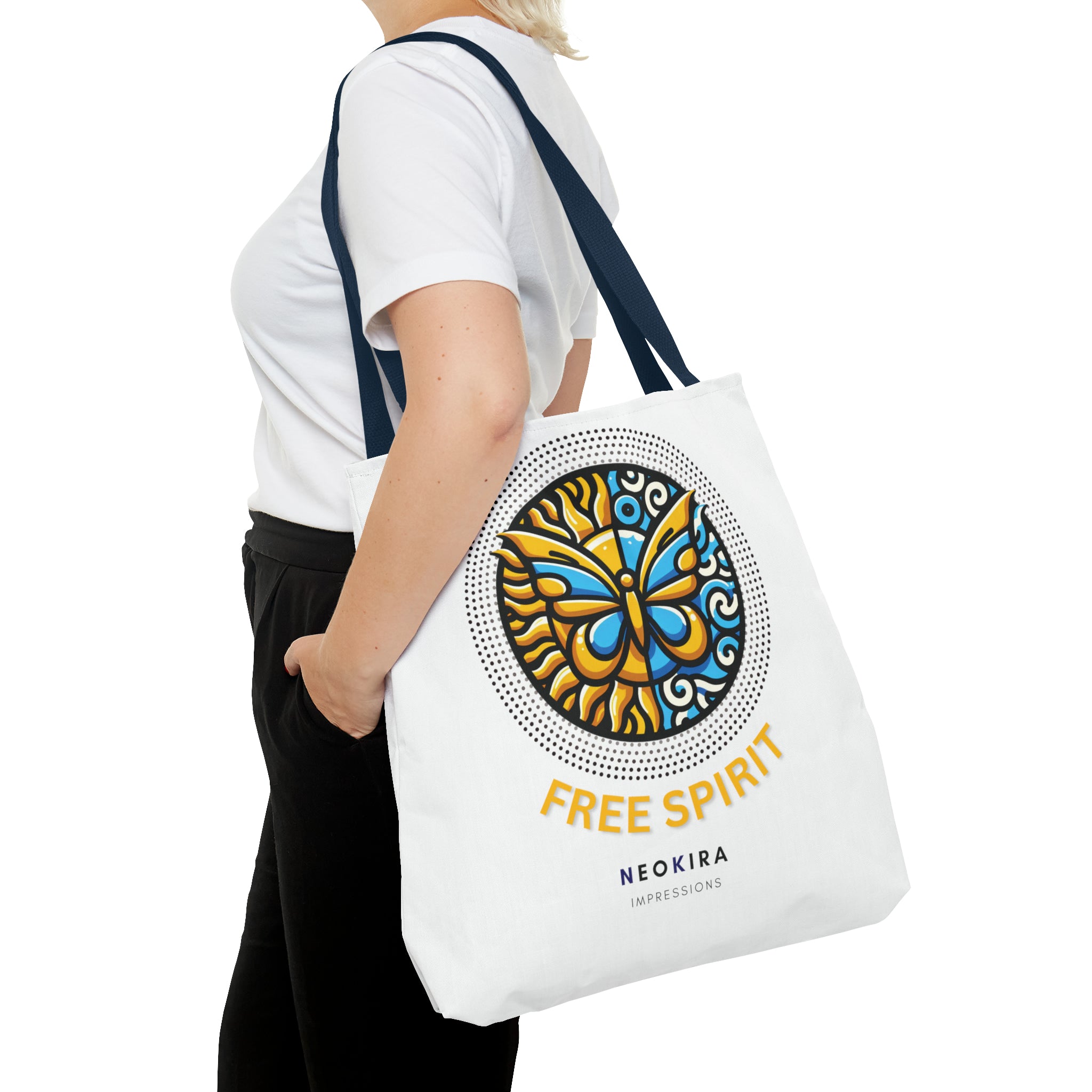 FREE SPIRIT Tote Bag Tote Bag Printify   