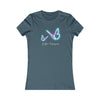 NEON BUTTERFLIES Women's Favorite Tee T-Shirt Printify S Deep Teal 