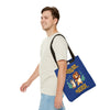 HAKUNAH MATATA BLUE Tote Bag Tote Bag Printify   