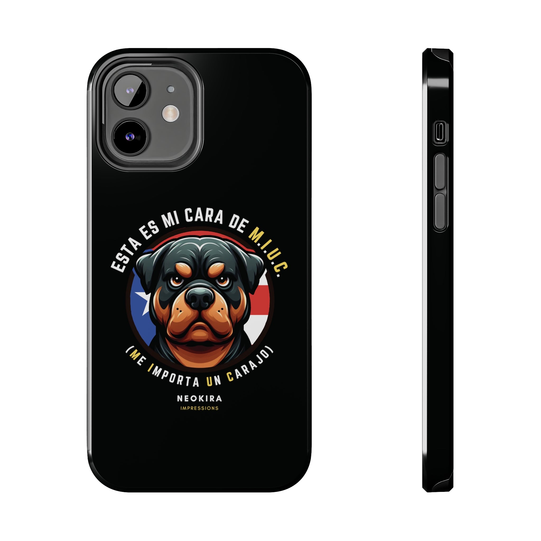 M.I.U.C. (BLACK) Tough Phone Cases Phone Case Printify   