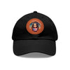 ORGULLOSA DE MI PATRIA Dad Hat with Leather Patch (Round) Caps Printify Black / Light Brown Circle One size