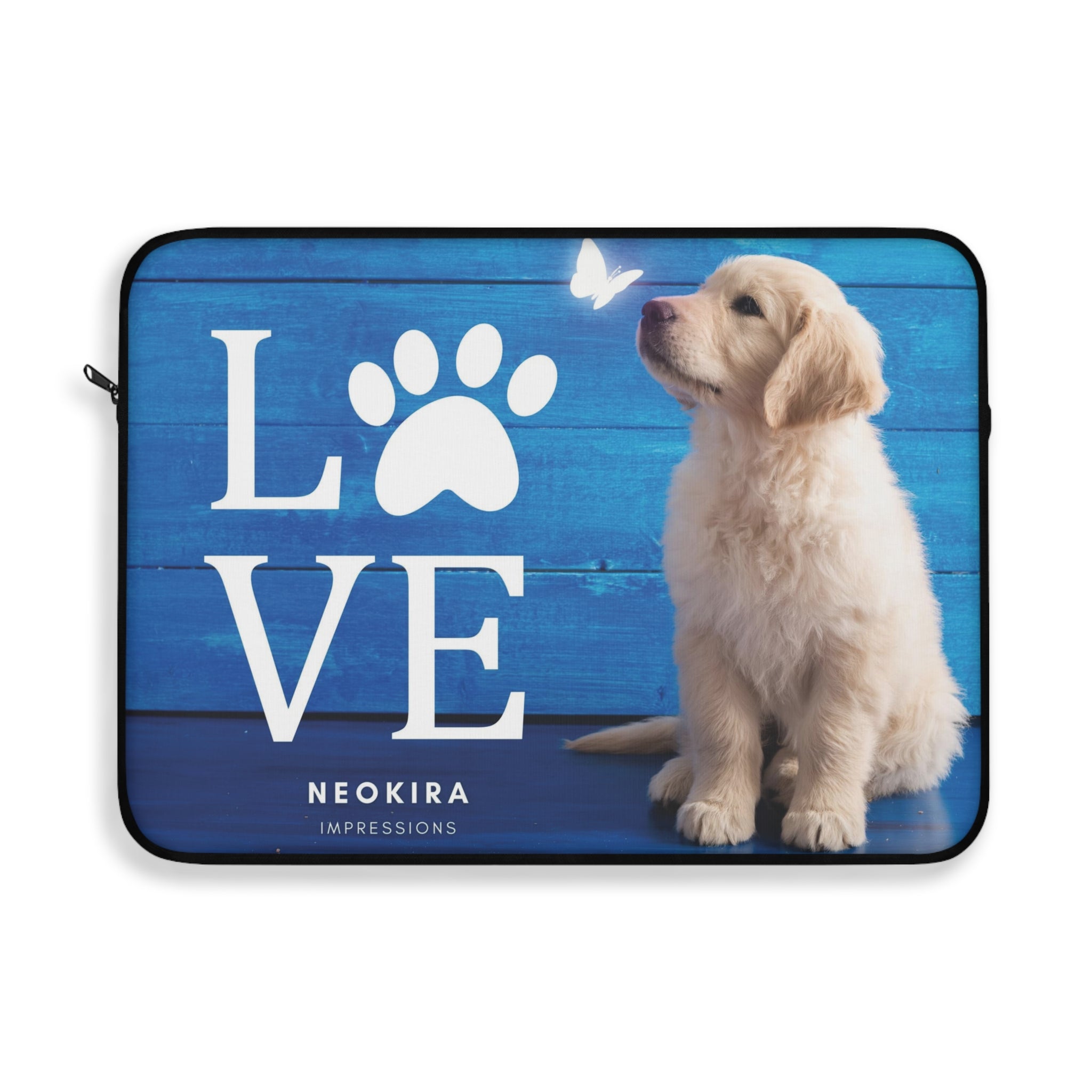 DOG LOVE Laptop Sleeve Laptop Sleeve Printify 15