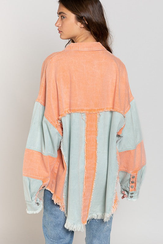 POL Colorblock Oversized Jacket Jacket POL   