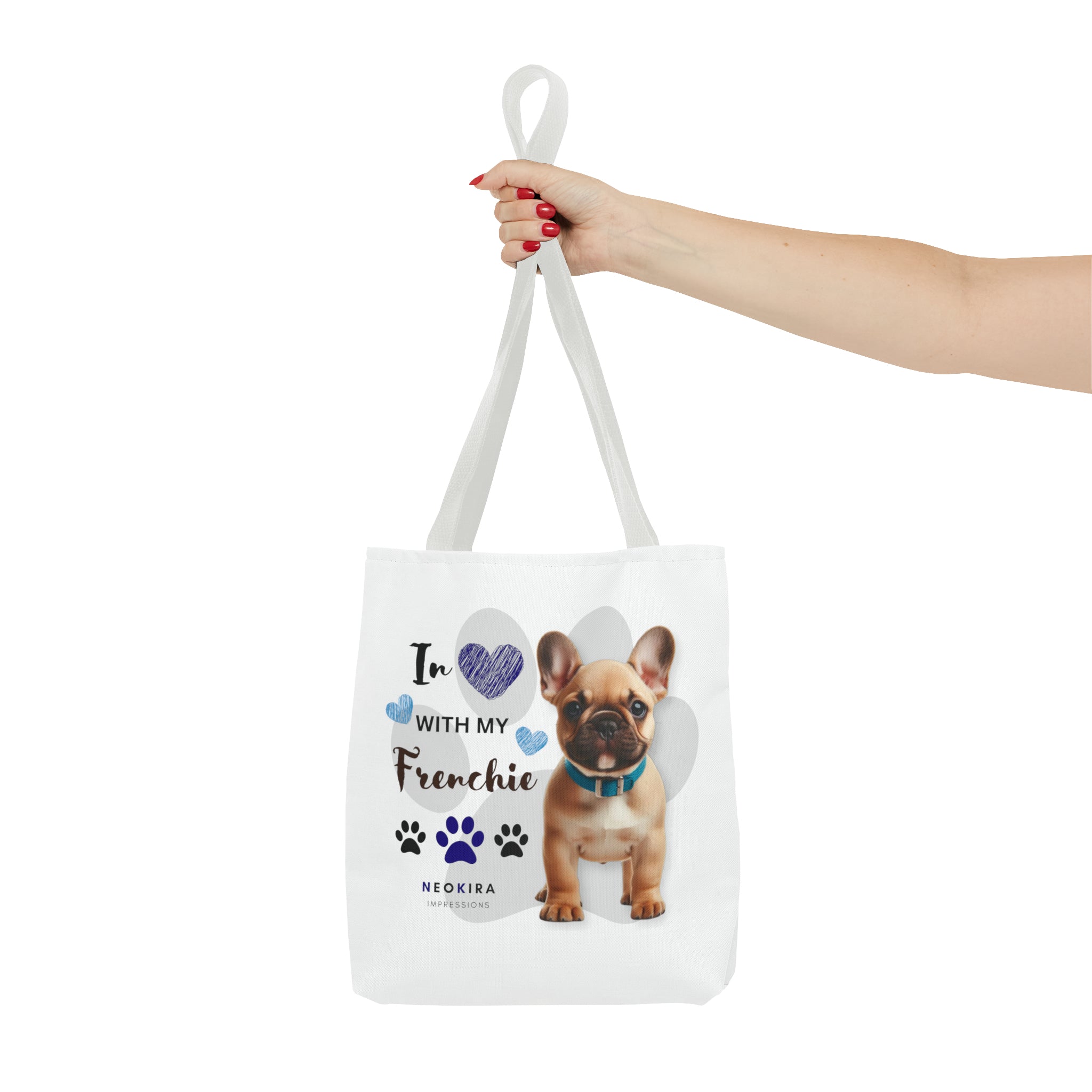 FRENCHIE Tote Bag Tote Bag Printify 13