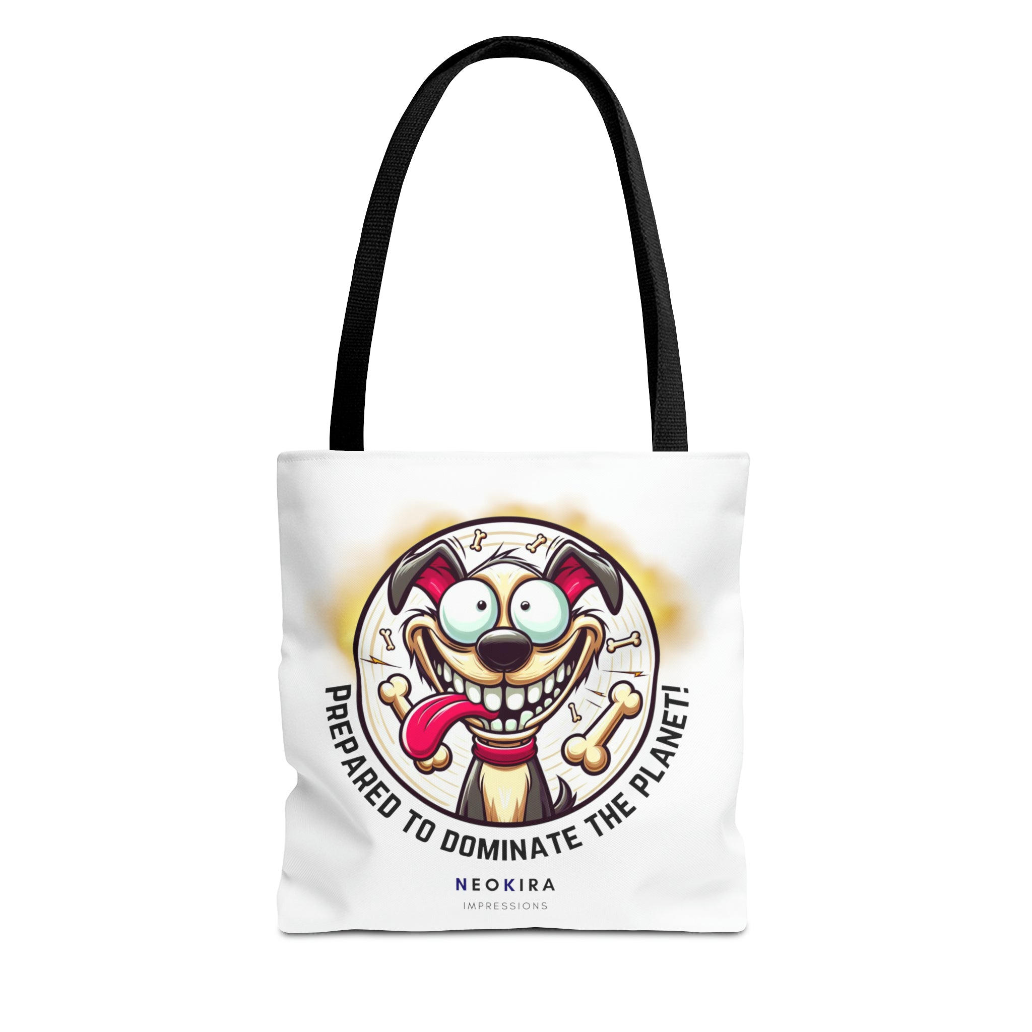 PREPARED TO DOMINATE THE PLANET Tote Bag Tote Bag Printify 13